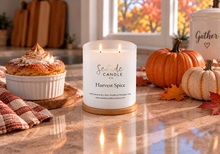 Load image into Gallery viewer, Harvest Spice / Pumpkin Soufflé Soy Candle