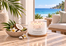 Load image into Gallery viewer, Bamboo &amp; Coconut Soy Candle