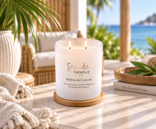Load image into Gallery viewer, Bamboo &amp; Coconut Soy Candle