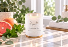 Load image into Gallery viewer, Grapefruit &amp; Mint Soy Candle