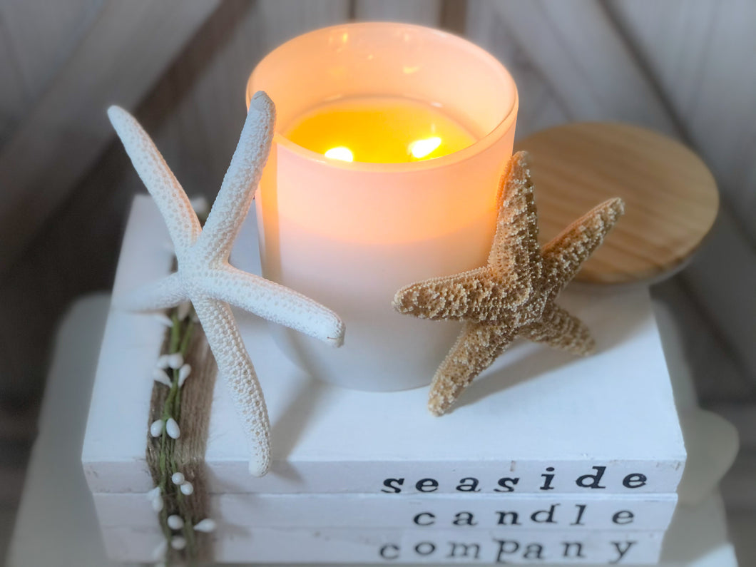 Experience the serene blend of soft floral notes intertwined with crisp sea salt, evoking a tranquil seaside escape.